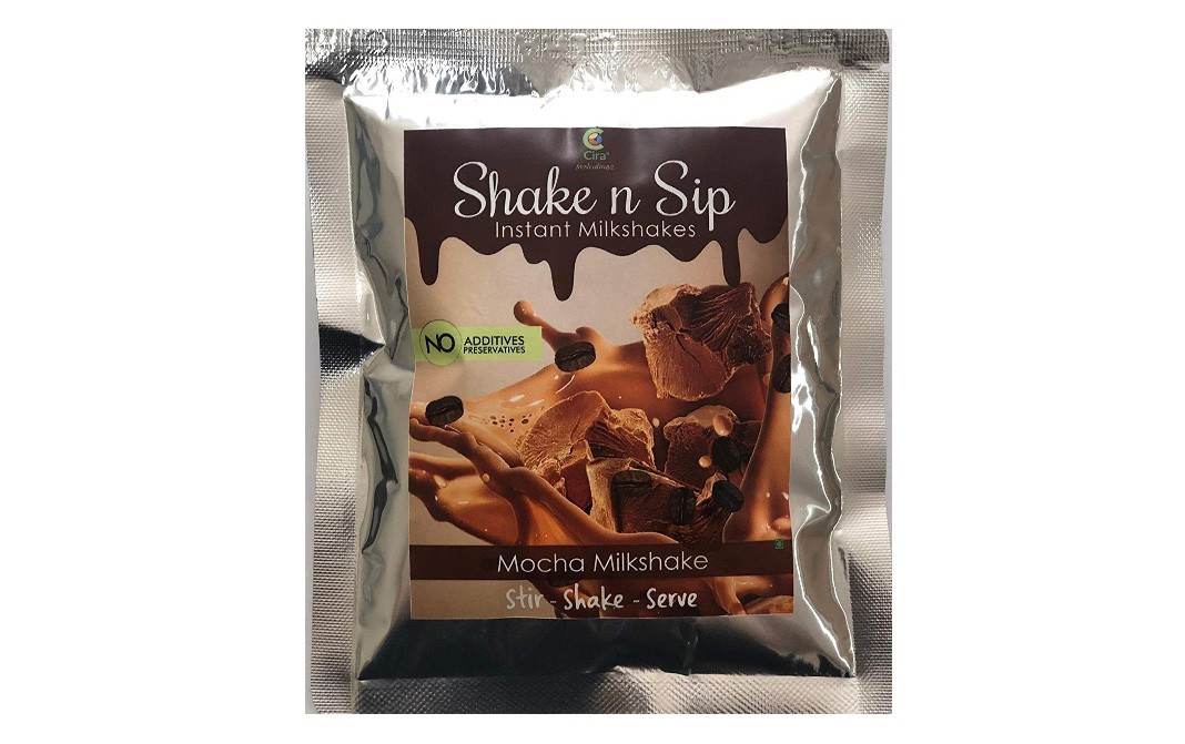 Cira Shake n Sip Mocha Milkshake   Pack  75 grams